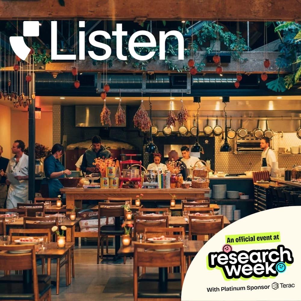 Listen Labs Research Week Leaders Dinner