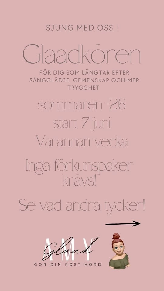 Glaadkören sommar