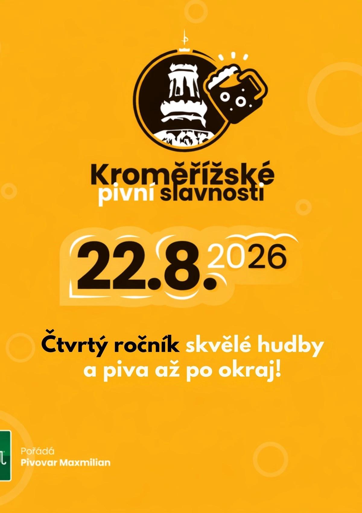 Kroměřížské pivní slavnosti 2026