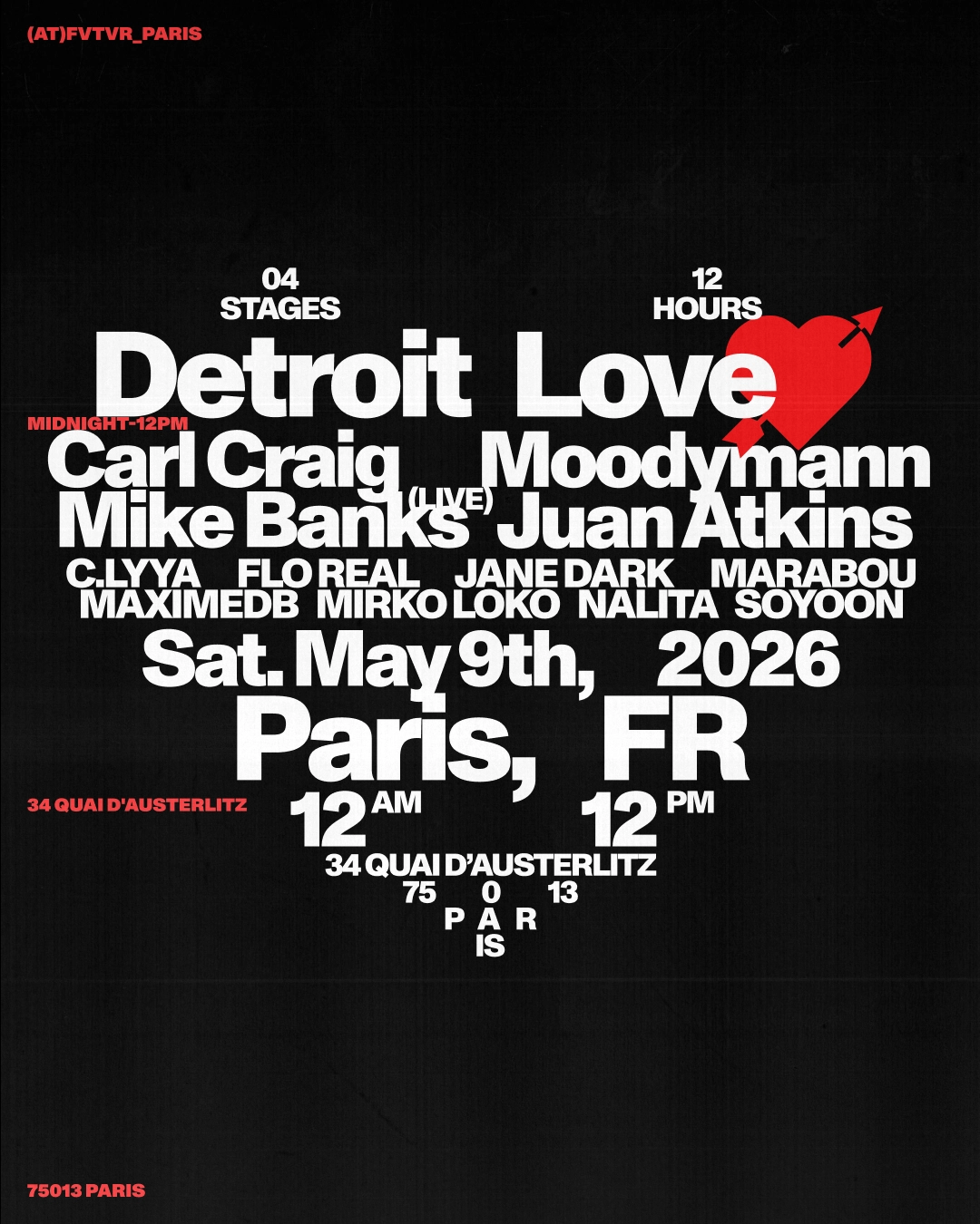 DETROIT LOVE: Mike Banks, Carl Craig, Moodymann, Juan Atkins