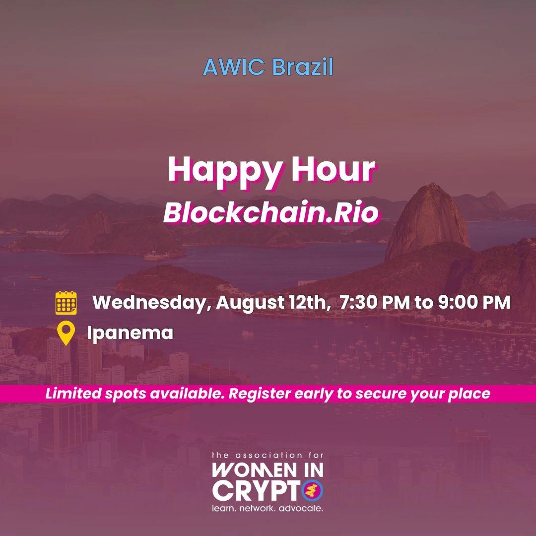AWIC x Blockchain.RIO Happy Hour