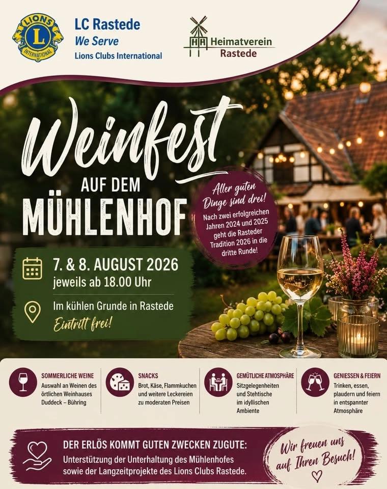 Weinfest auf dem Mühlenhof
