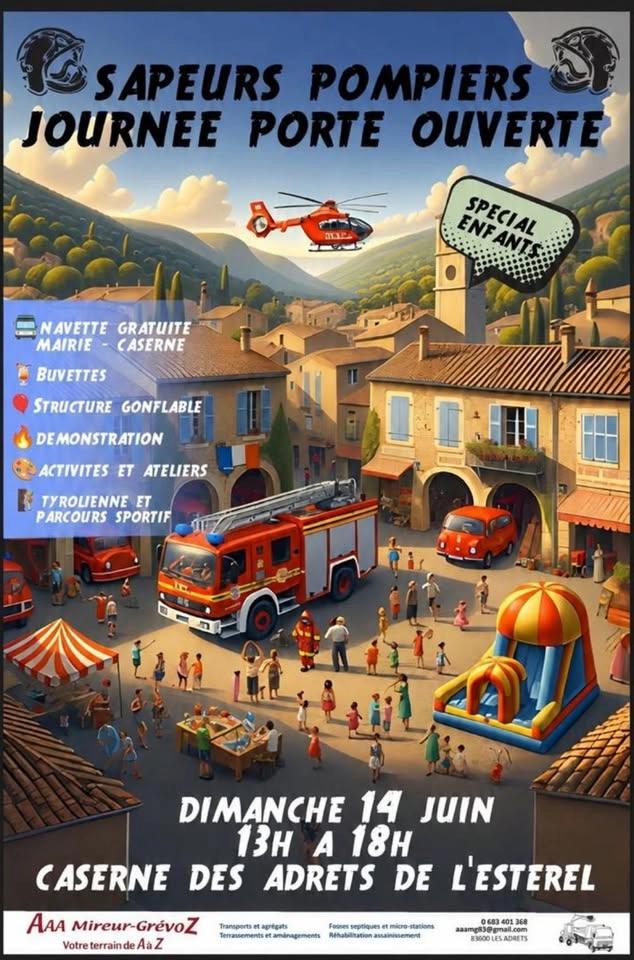 14/06/2026- Journée portes ouvertes des Pompiers