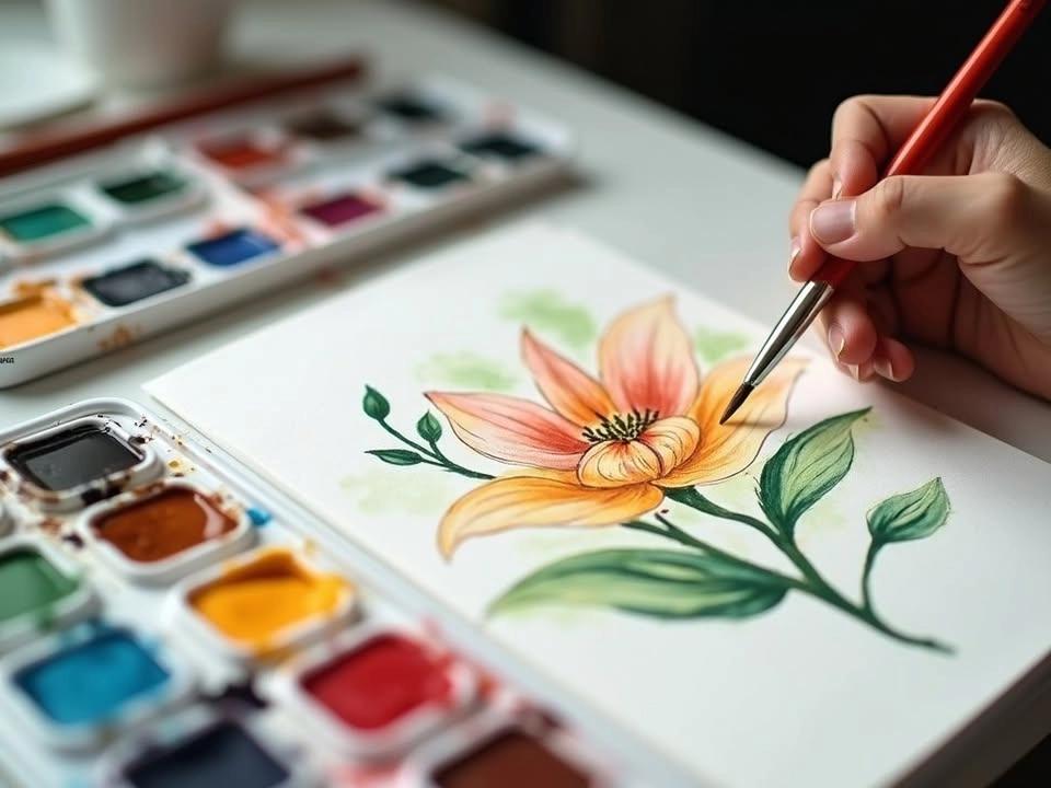 Weekend Workshop Botanical watercolours