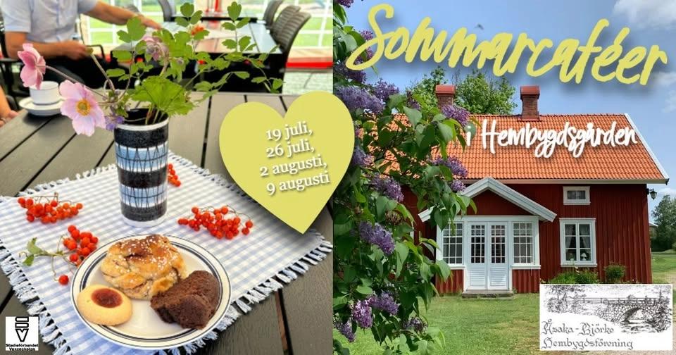 Sommarcafé i Hembygdsgården 9 augusti