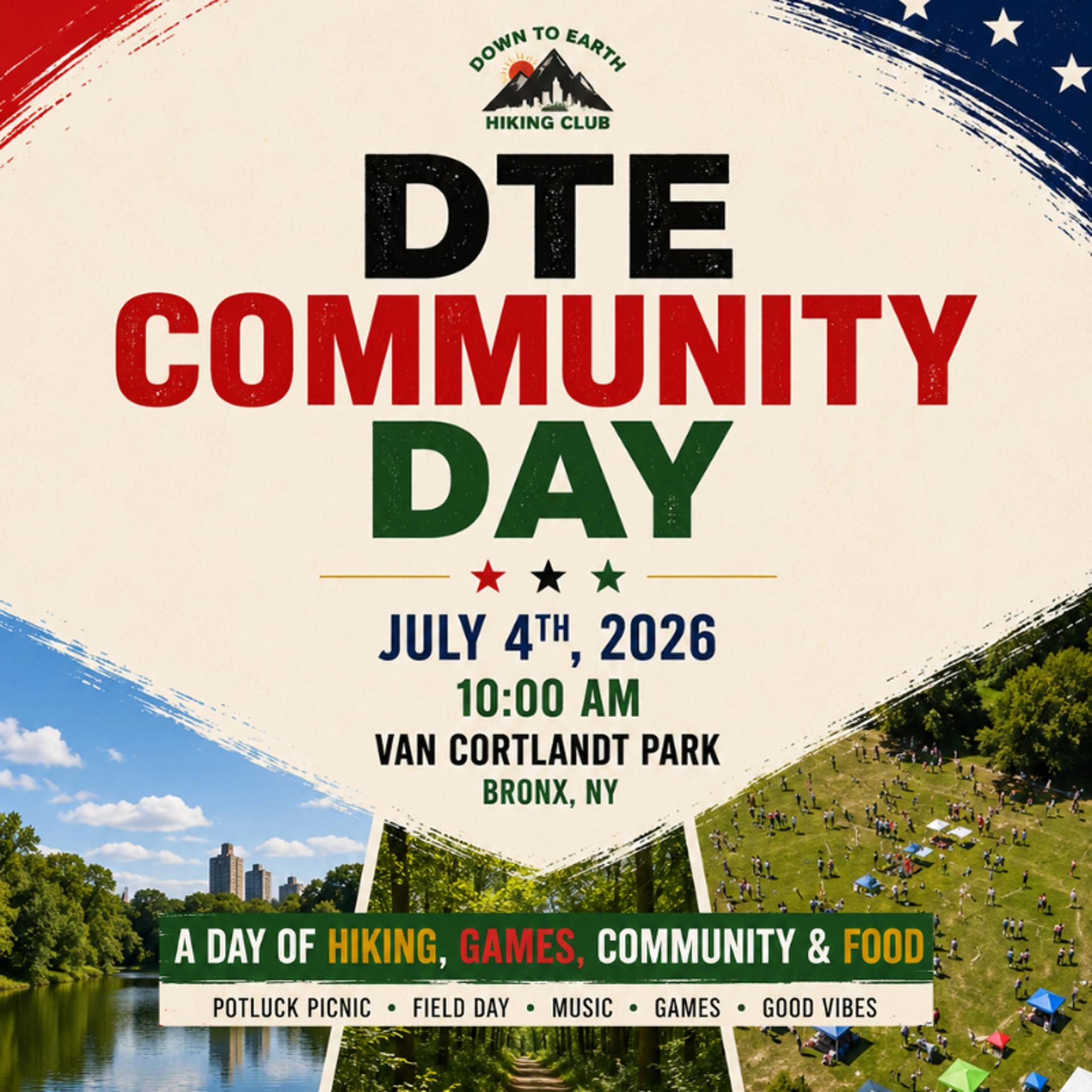 Community Day: Picnic, Hiking & Games in NYC