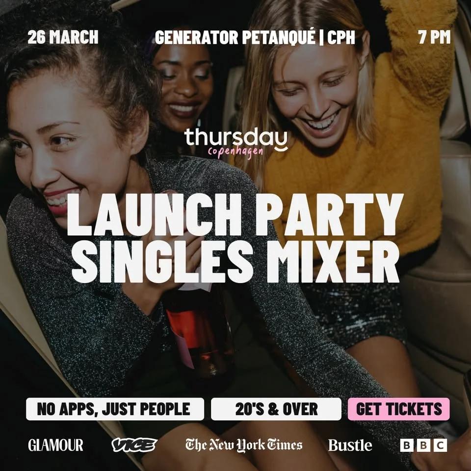 Thursday | LAUNCH PARTY Singles Mixer | Generator Pétanque |