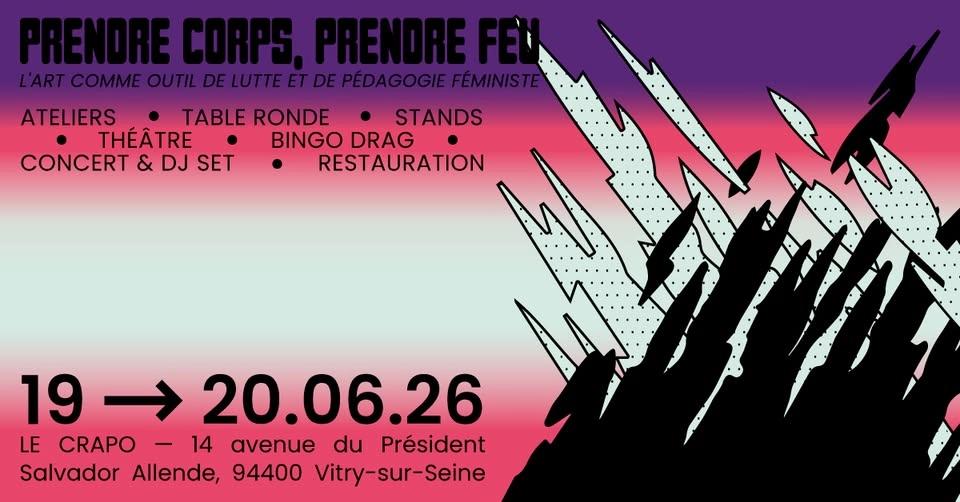 Festival féministe - Prendre Corps, Prendre Feu