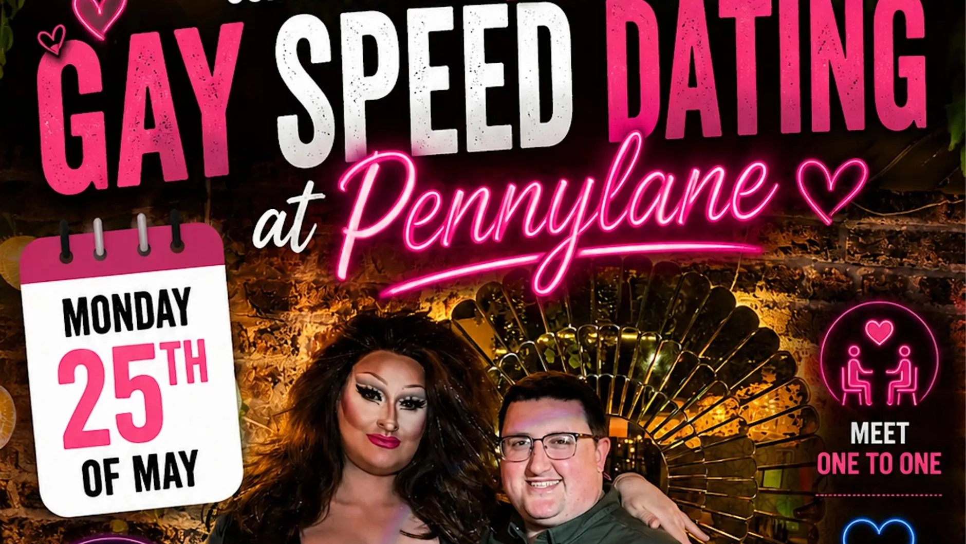 Nearly Sold-Out. Gay Speed Dating. For Charity. In Penny Lane.