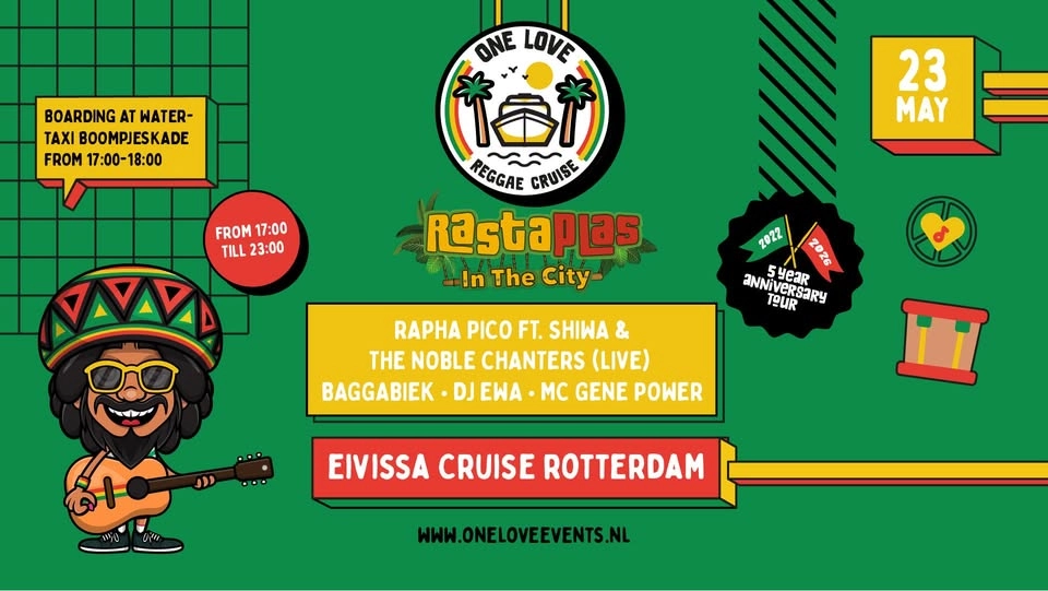 One Love Reggae Cruise x Rastaplas in the City