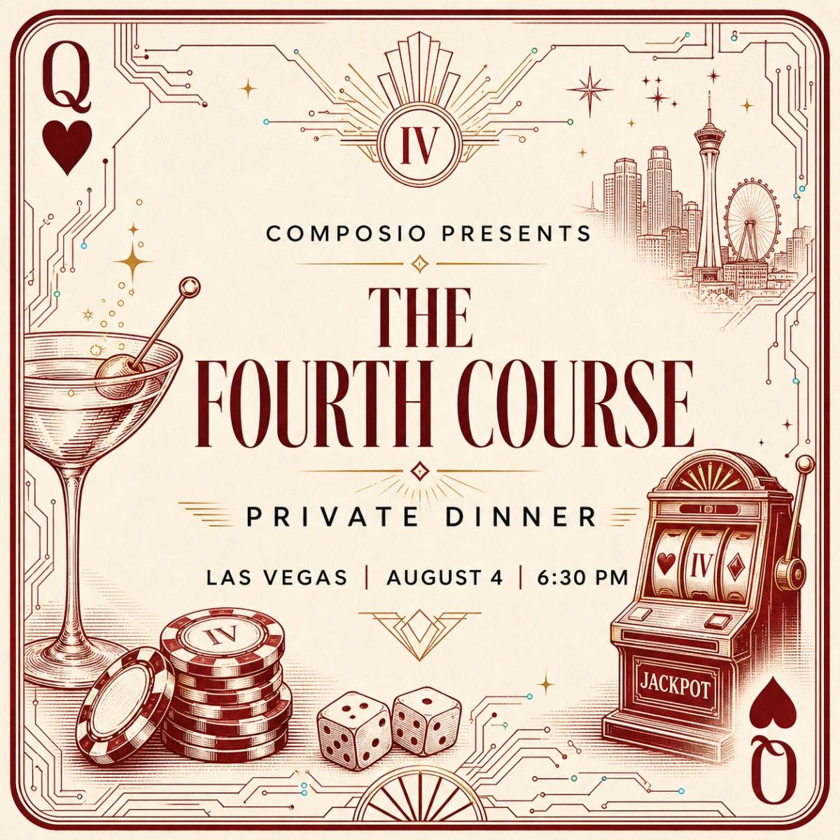 Ai4: The Fourth Course: Private Dinner at The Venetian