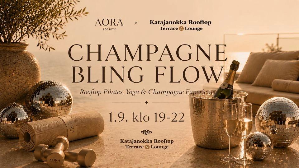 Champagne Bling Flow 1.9. // Katajanokka Rooftop x AORA Society