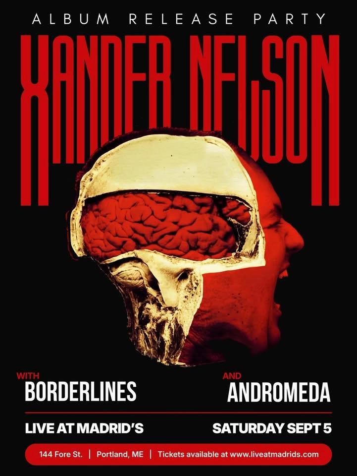 Xander Nelson Album Release with Borderlines and Andromeda
