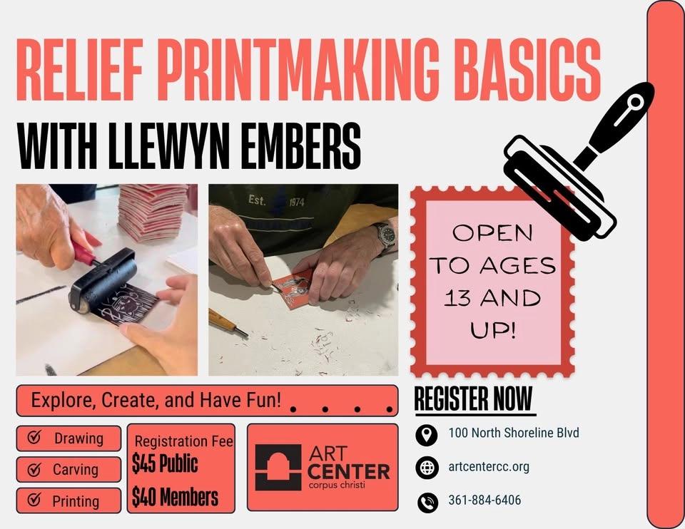 Relief Printmaking Basics with Llewyn Embers