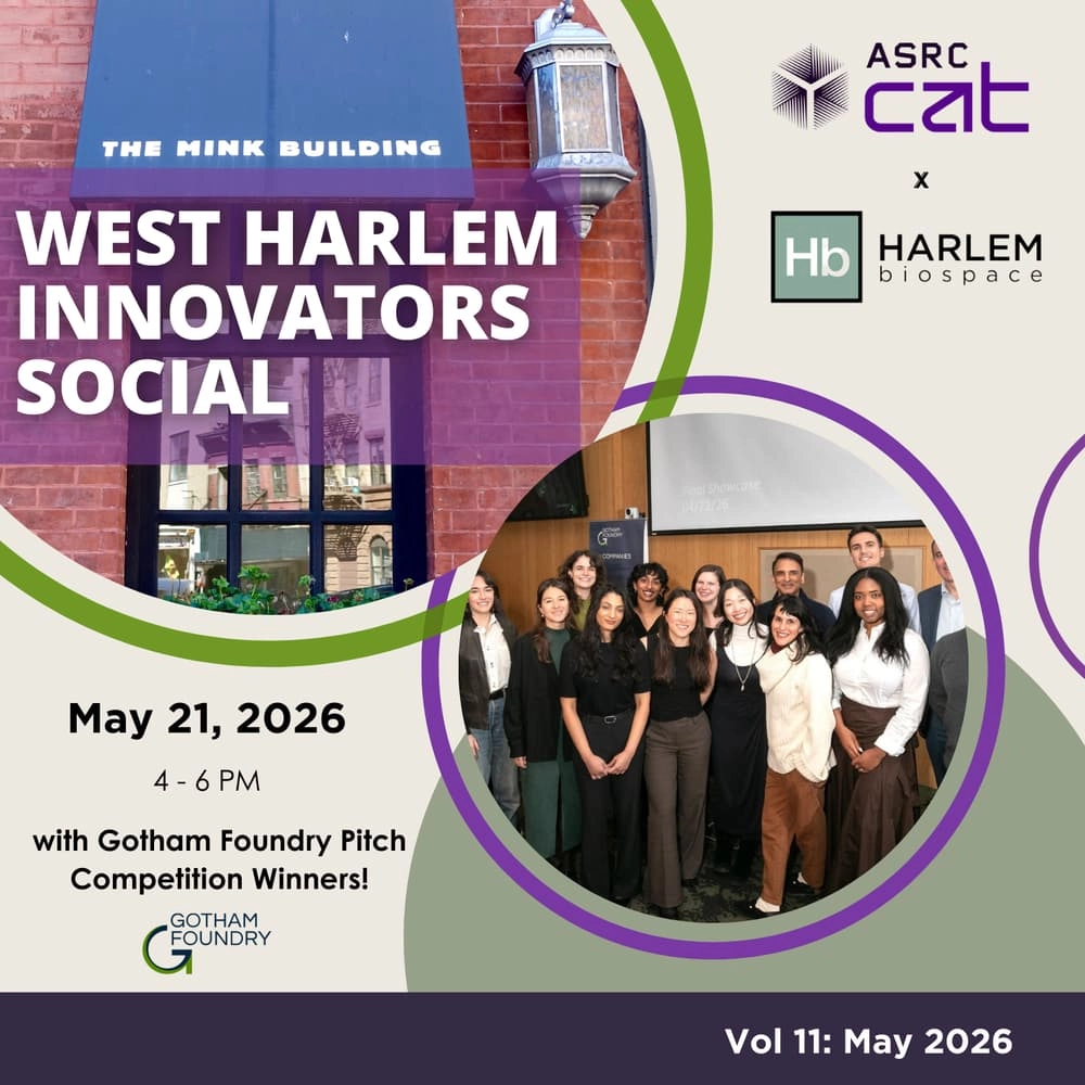 May 2026 ASRC CAT x HB x Gotham Foundry Innovators Social