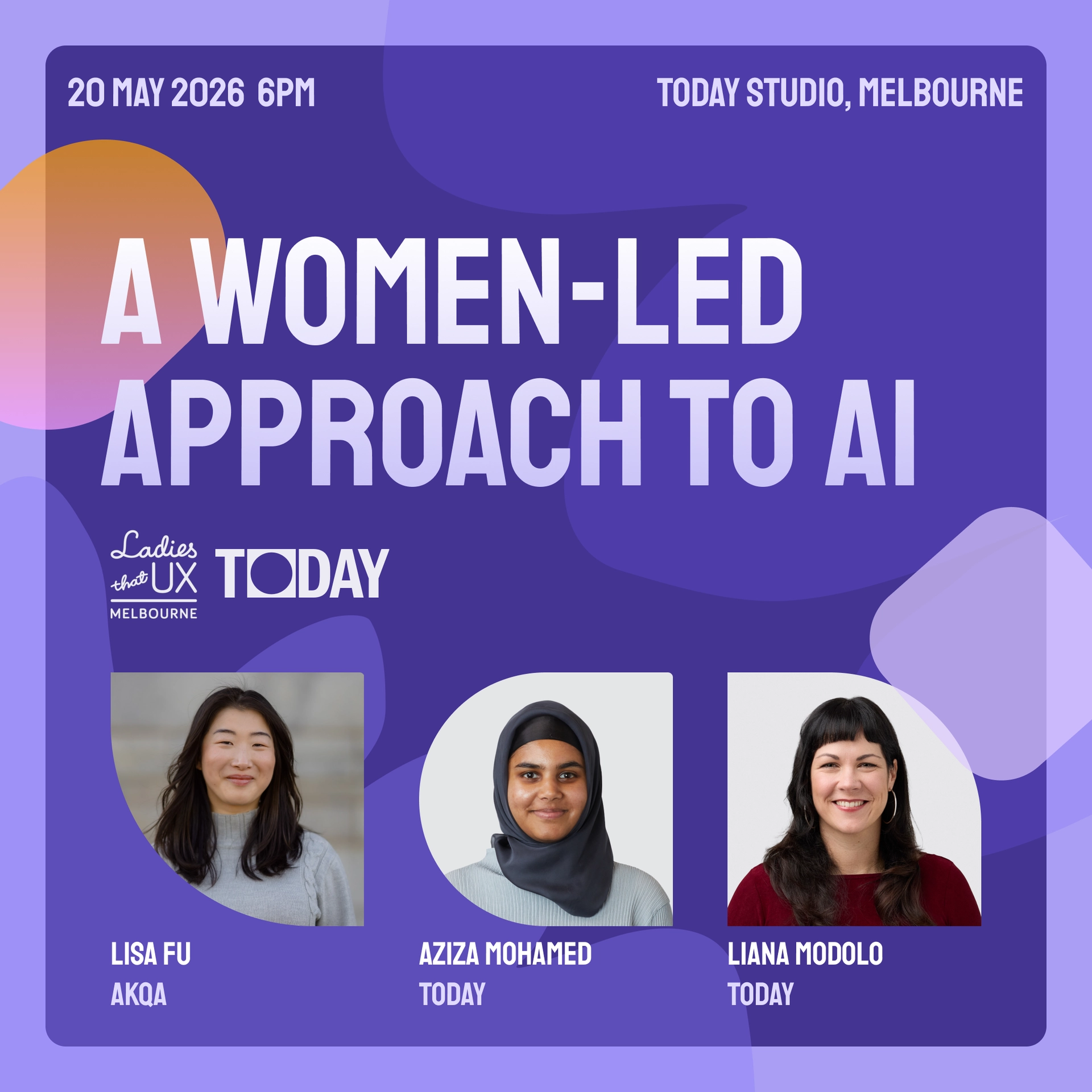 Ladies that UX Melbourne: ✨ A women-led approach to AI ✨