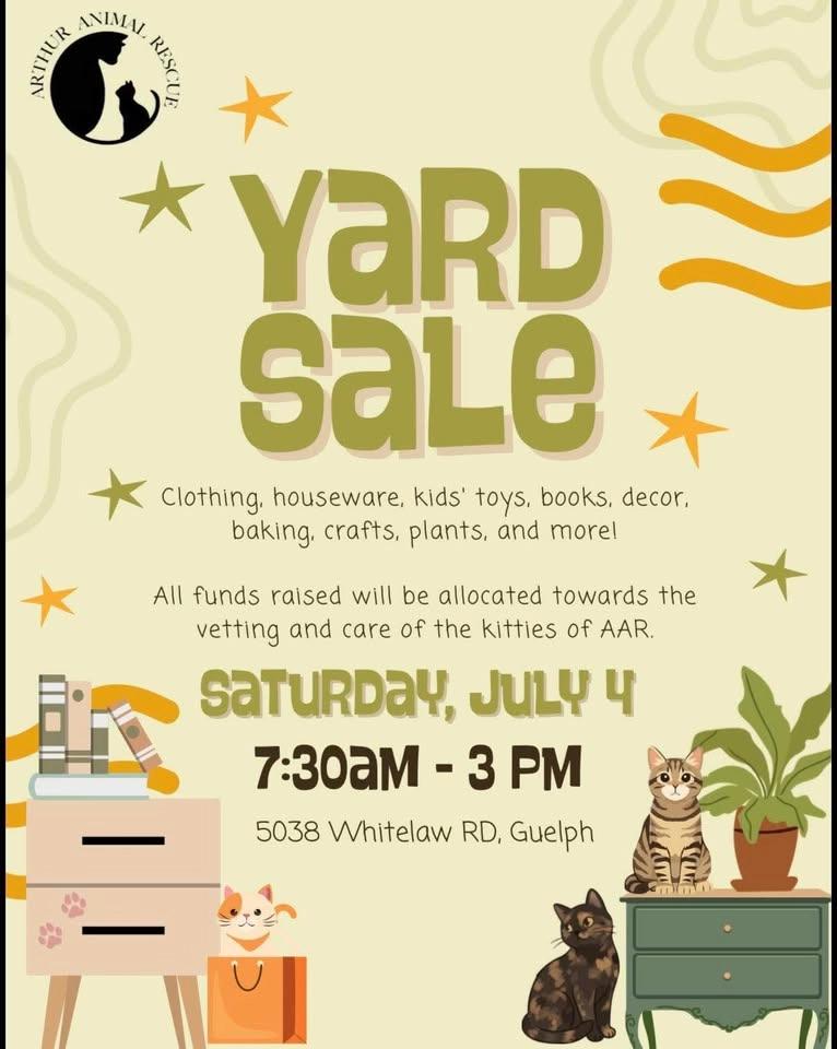 Massive Annual Yard Sale for Charity!