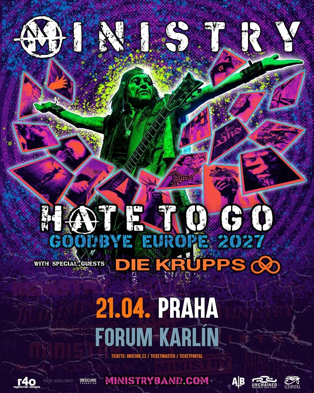 Ministry - Hate To Go: Goodbye Europe 2027