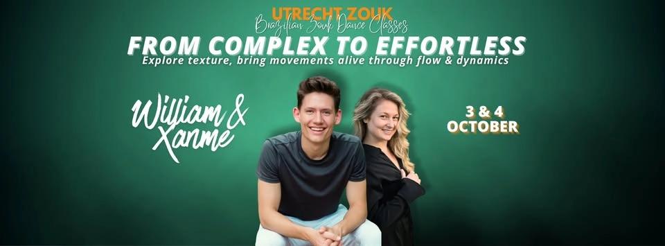 Brazilian Zouk Weekender with William & Xanne - From Complex to Effortless