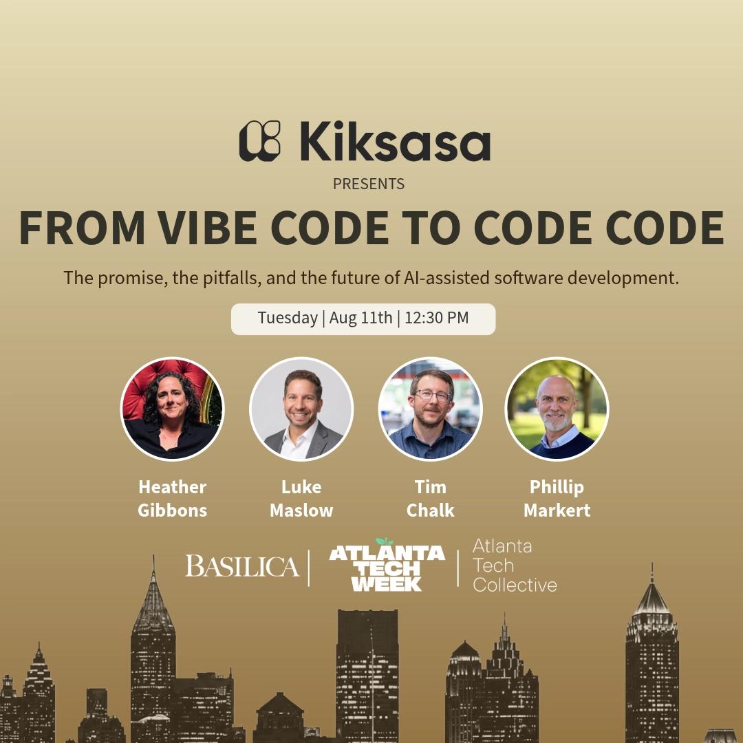 From Vibe Code To Code Code Panel #ATLTechWeek