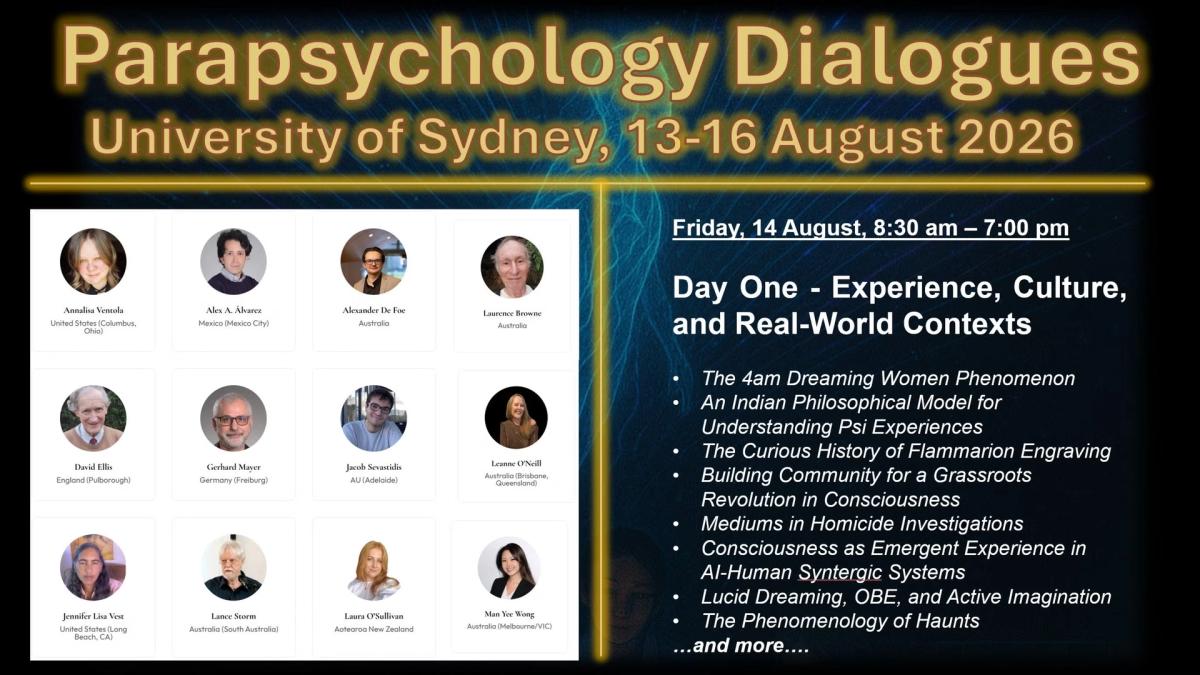 Parapsychology Dialogues - Day One: Experience, Culture, and Real‑World Contexts