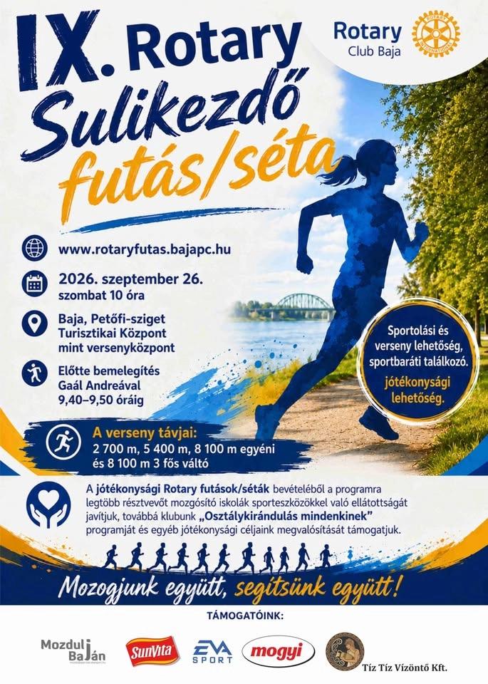 IX. Rotary Sulikezdő jótékonysági futás/séta