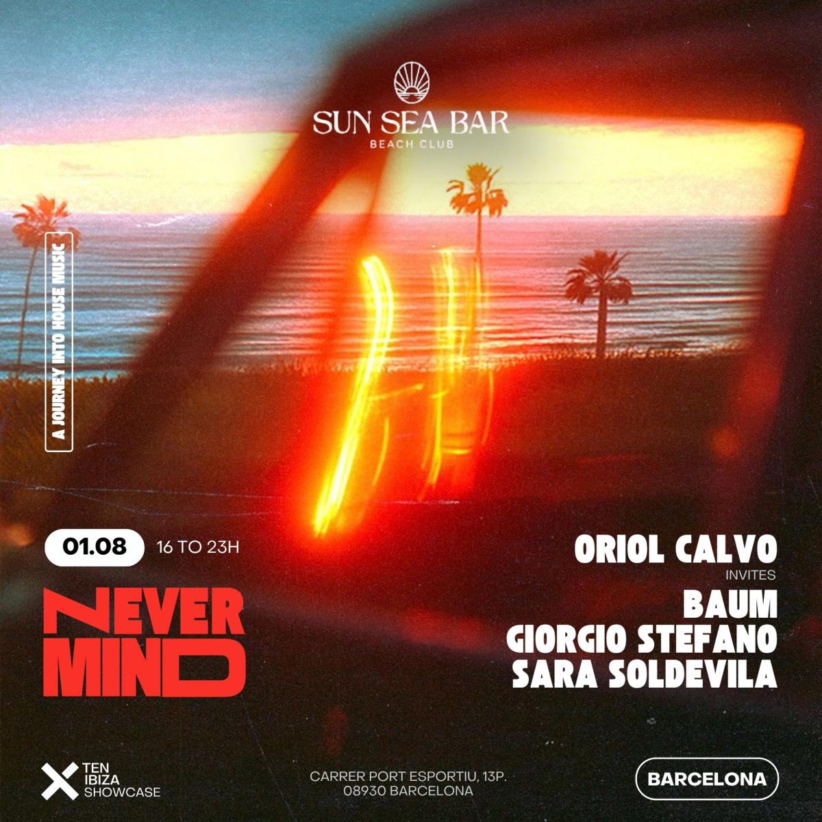 FREE OPEN AIR BEACH PARTY! NEVERMIND by TEN Ibiza