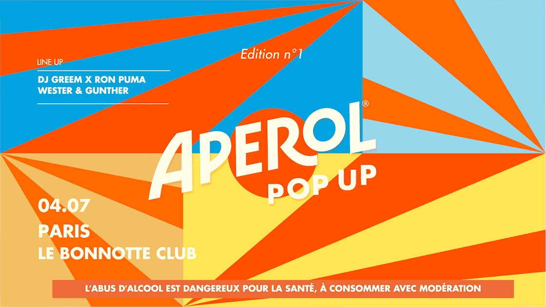 Aperol Pop-Up - Édition N°1 - Paris- 4 Juillet 2026