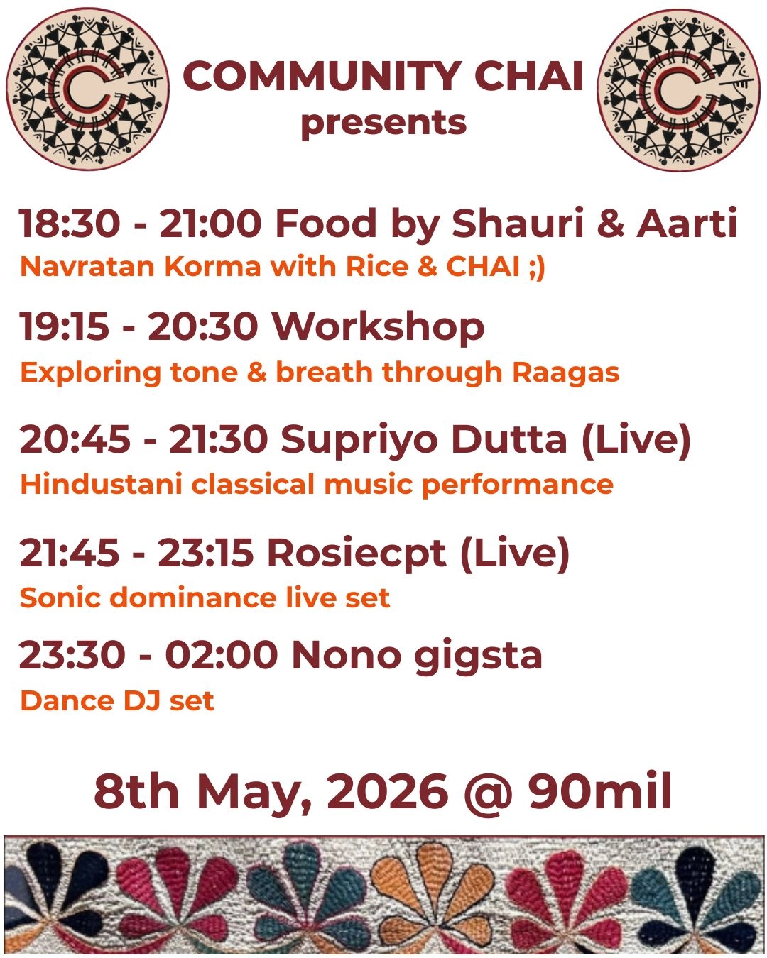 Community Chai with Nono Gigsta, RosieCpt & Supriyo Dutta