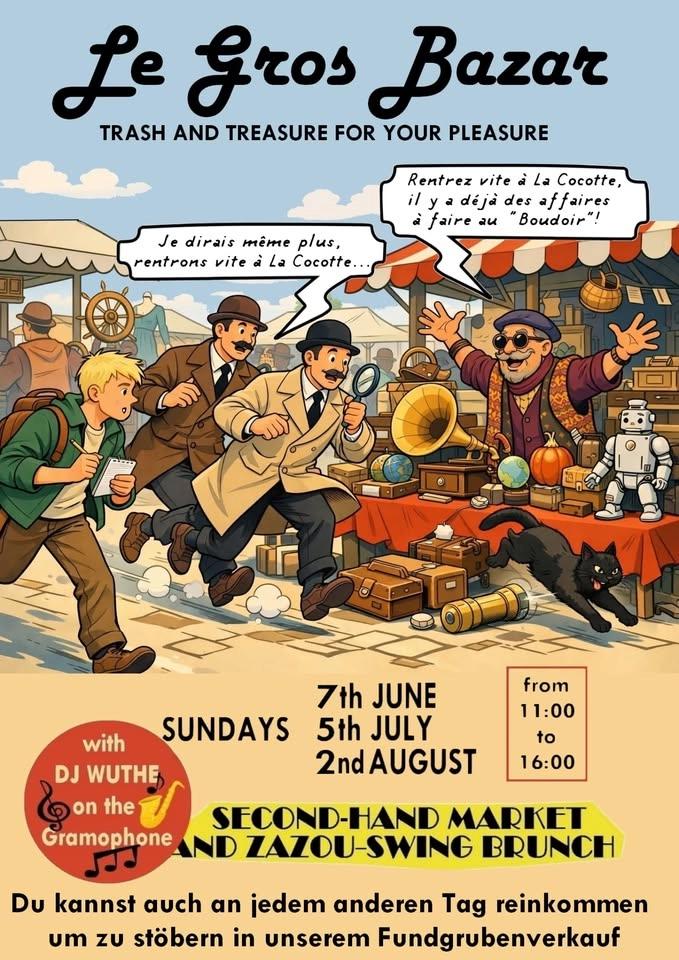 Le Gros Bazar - Swing Brunch à "La Cocotte", Berlin-Schöneberg