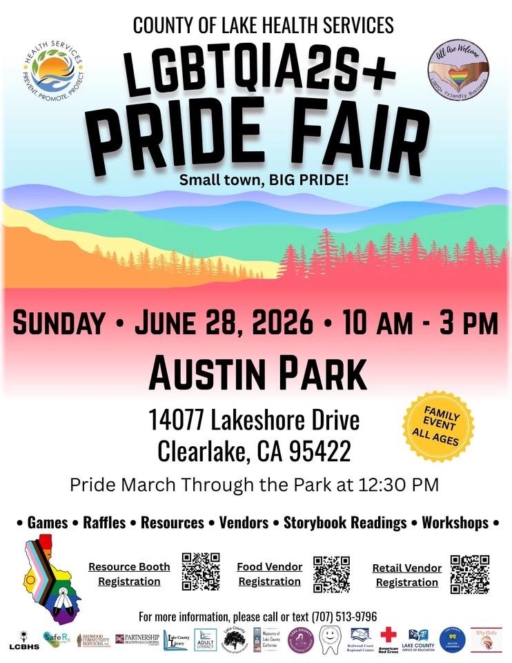 2026 Lake County LGBTQIA2S+ Pride Fair