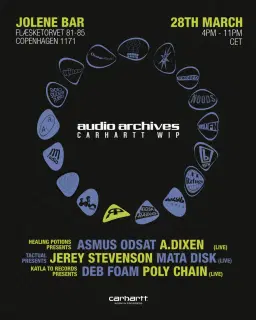 Studio Archive: RADIO PANINI x Carharrt WIP with tactual, Katla to Records, Healing Potions