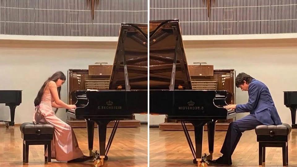 Concierto de piano con Rafaela y Cristóbal Peniche de Muga