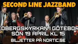 Second Line Jazzband i Redbergskyrkan