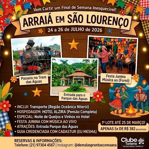 ARRAIÁ EM SÃO LOURENÇO