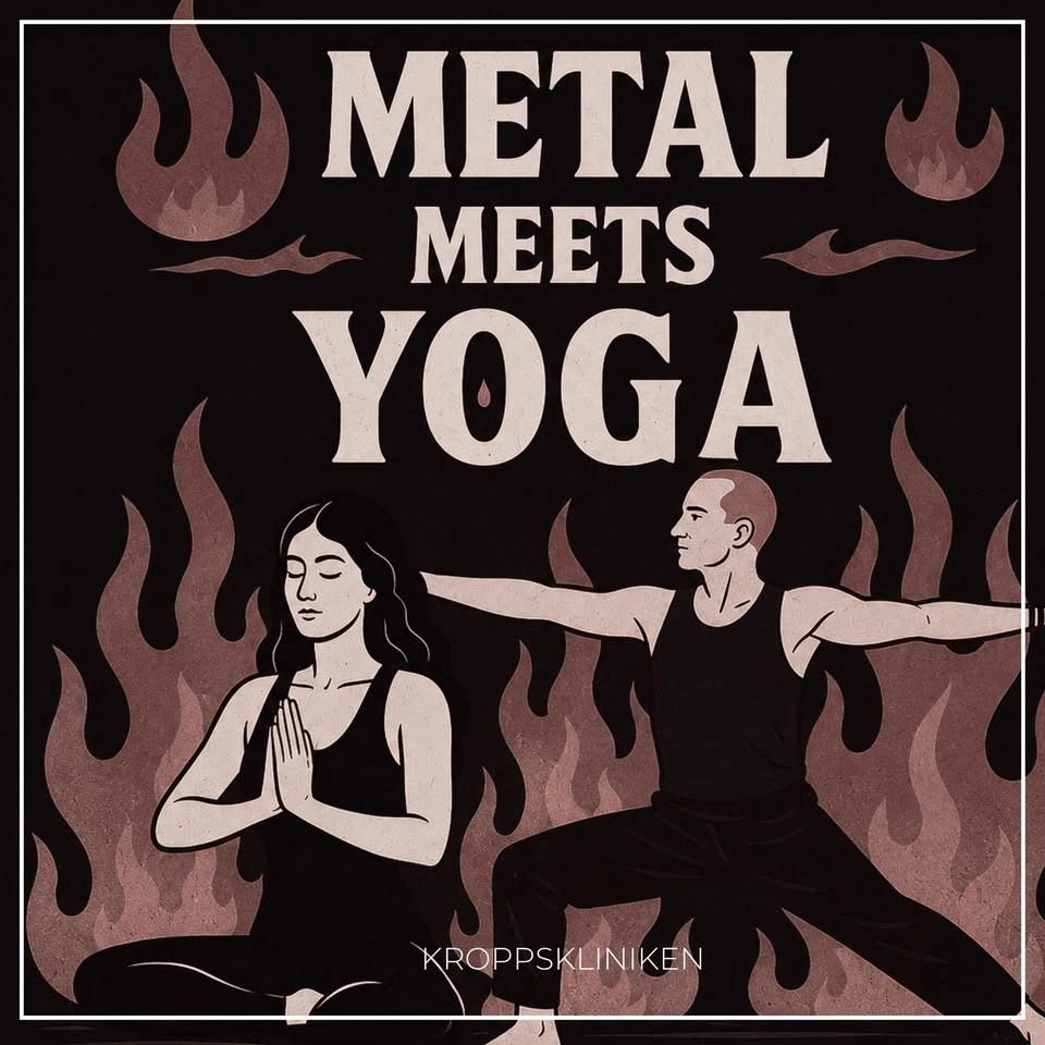 METAL YOGA med Stina Loman - Fredag 6juni kl 18:00 - 19:30