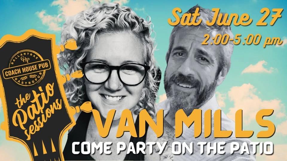 Van Mills at the Coach House Pub Patio Sessions