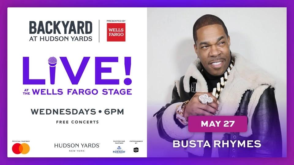 Live Concerts! On The Wells Fargo Stage: Busta Rhymes