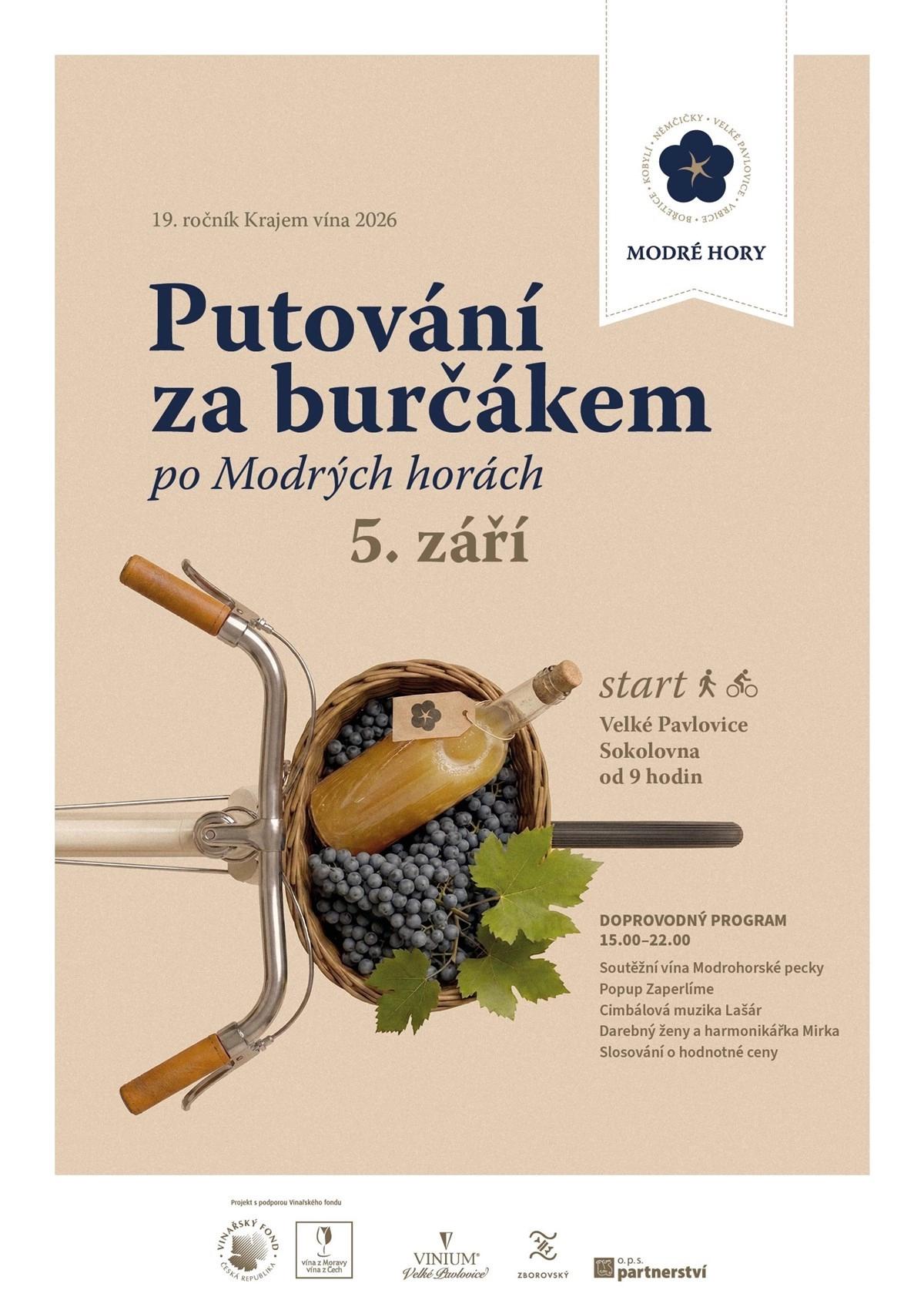 Putování za burčákem po Modrých Horách