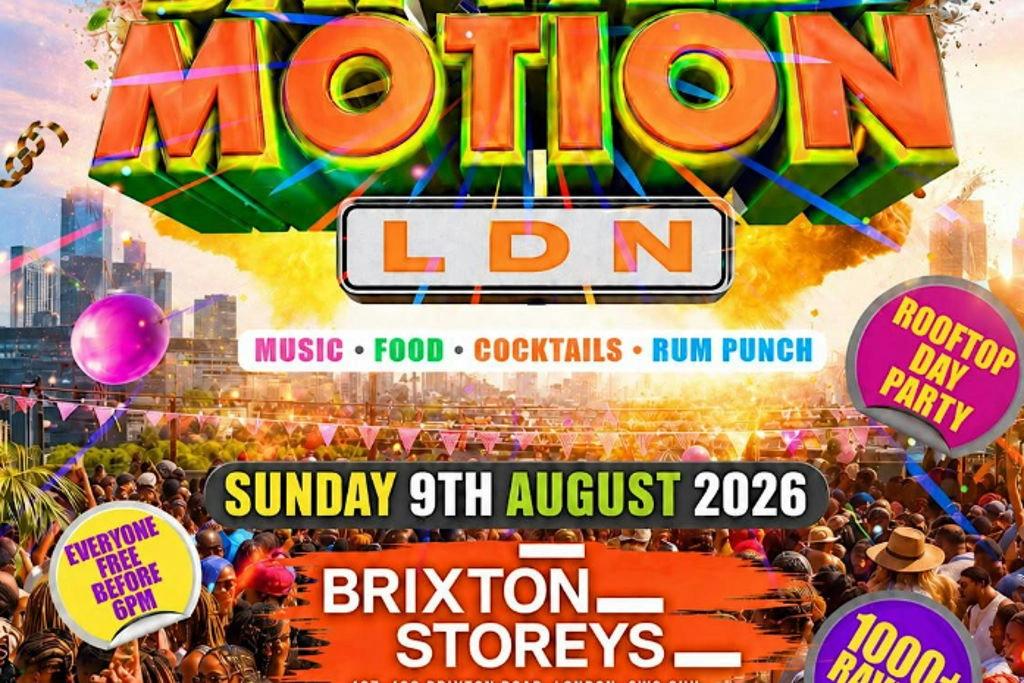 Day Party Motion - LDN - Everyone Free Before 6PM