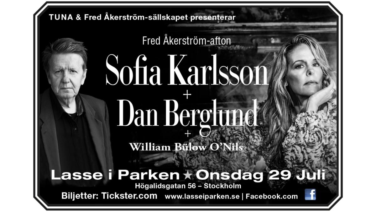Fred Åkerström-afton med Sofia Karlsson m. fl