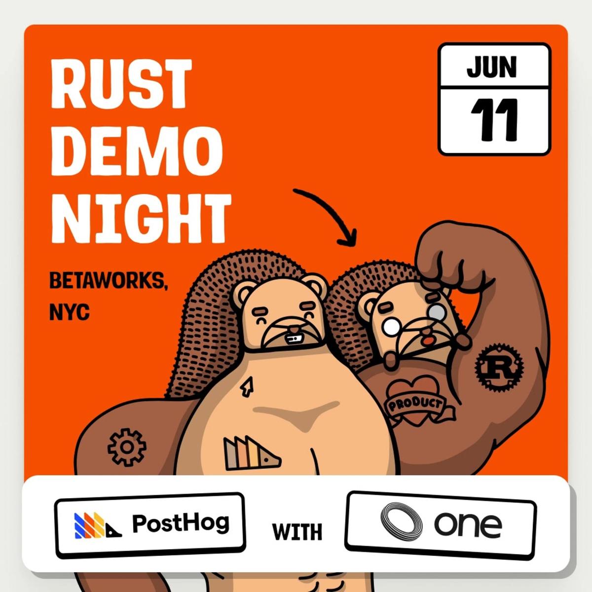 Rust Demo Night w/ PostHog and One