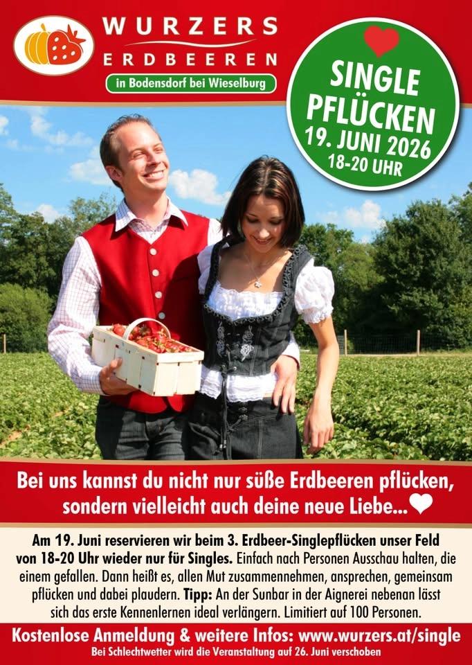 🍓❤️ Erdbeer-Singlepflücken 2026 ❤️🍓