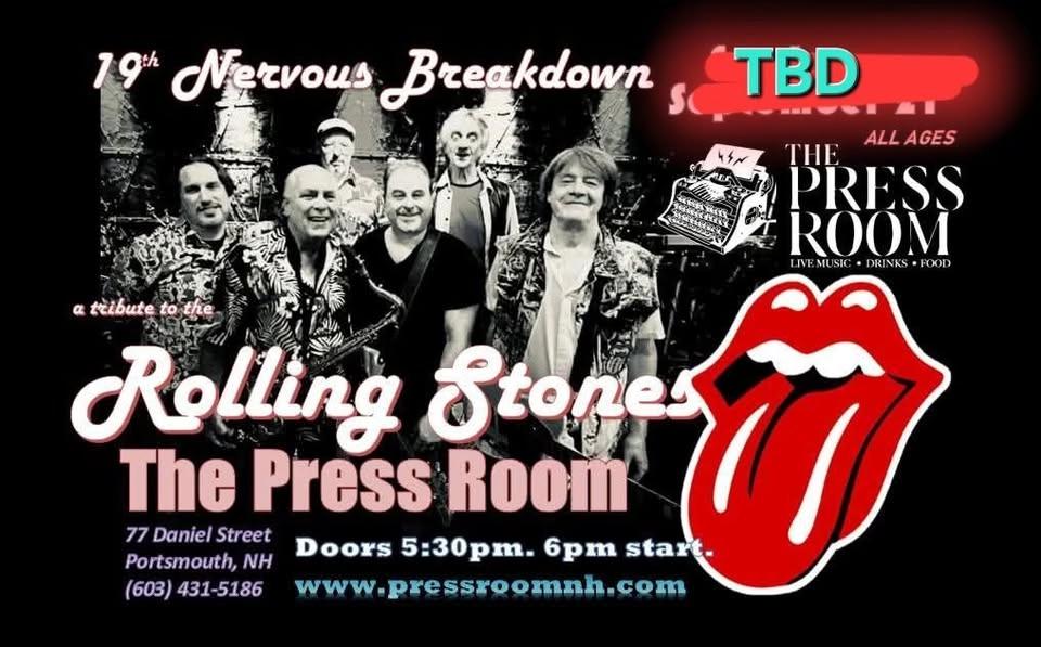 Rolling Stones tribute, "19th Nervous Breakdown," at The Press Room in Portsmouth NH