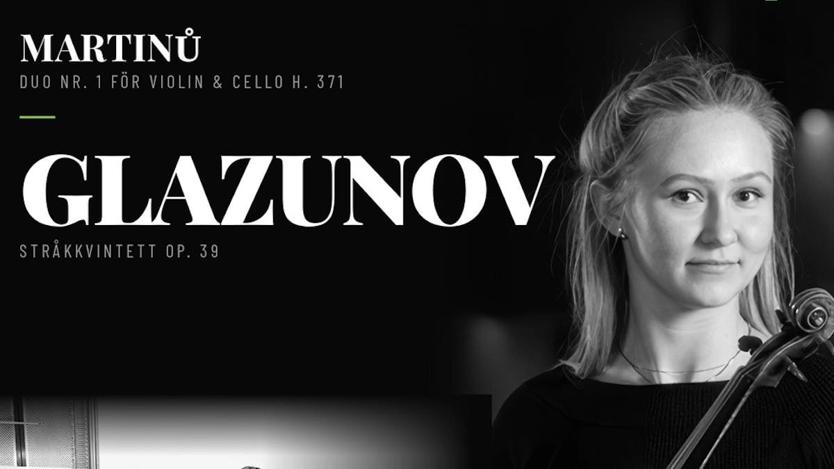 Martinu och Glazunov med Gröna Linjen Kammarmusik