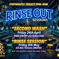 Rinse Out Sessions Second Wash Free Party