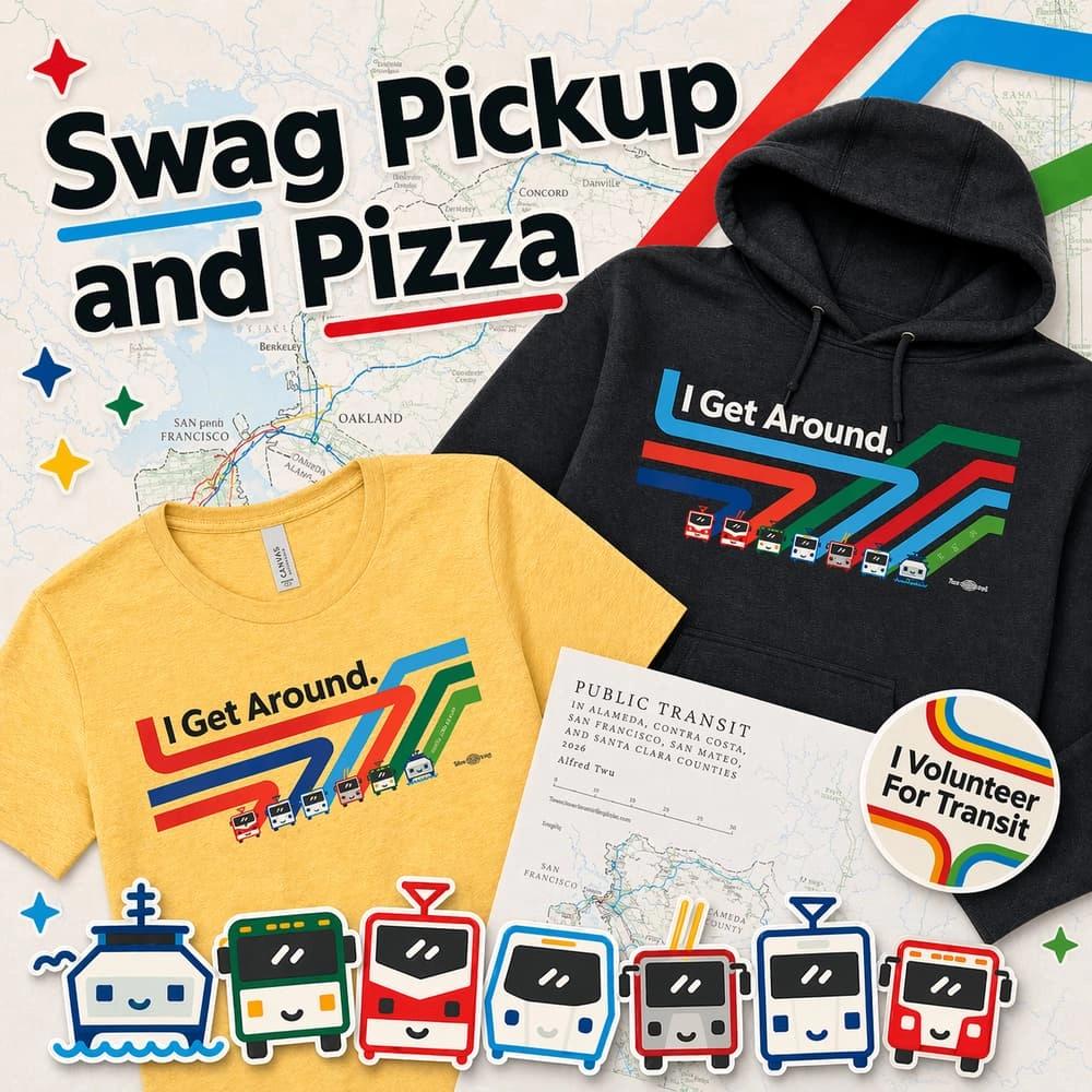 South Bay May Pizza Social: Swag Pickup and Signature Gathering at Downtown Mountain View Farmers' Market