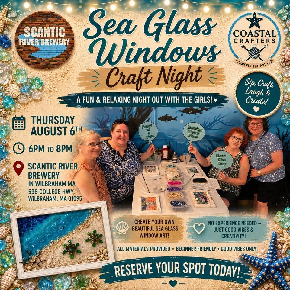 Sea Glass Windows @ Scantic River Brewery Wilbraham MA Thursday August 6th 6pm-8pm