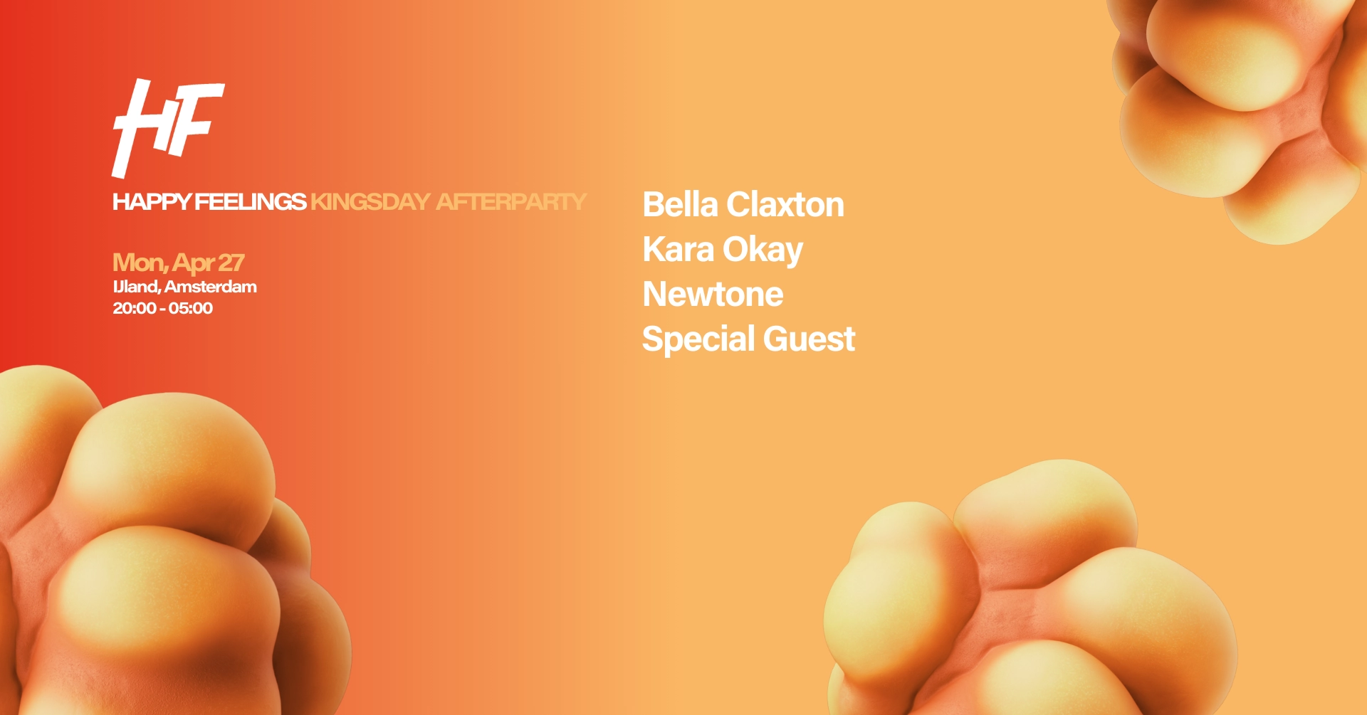 Happy Feelings Kingsday - Amsterdam