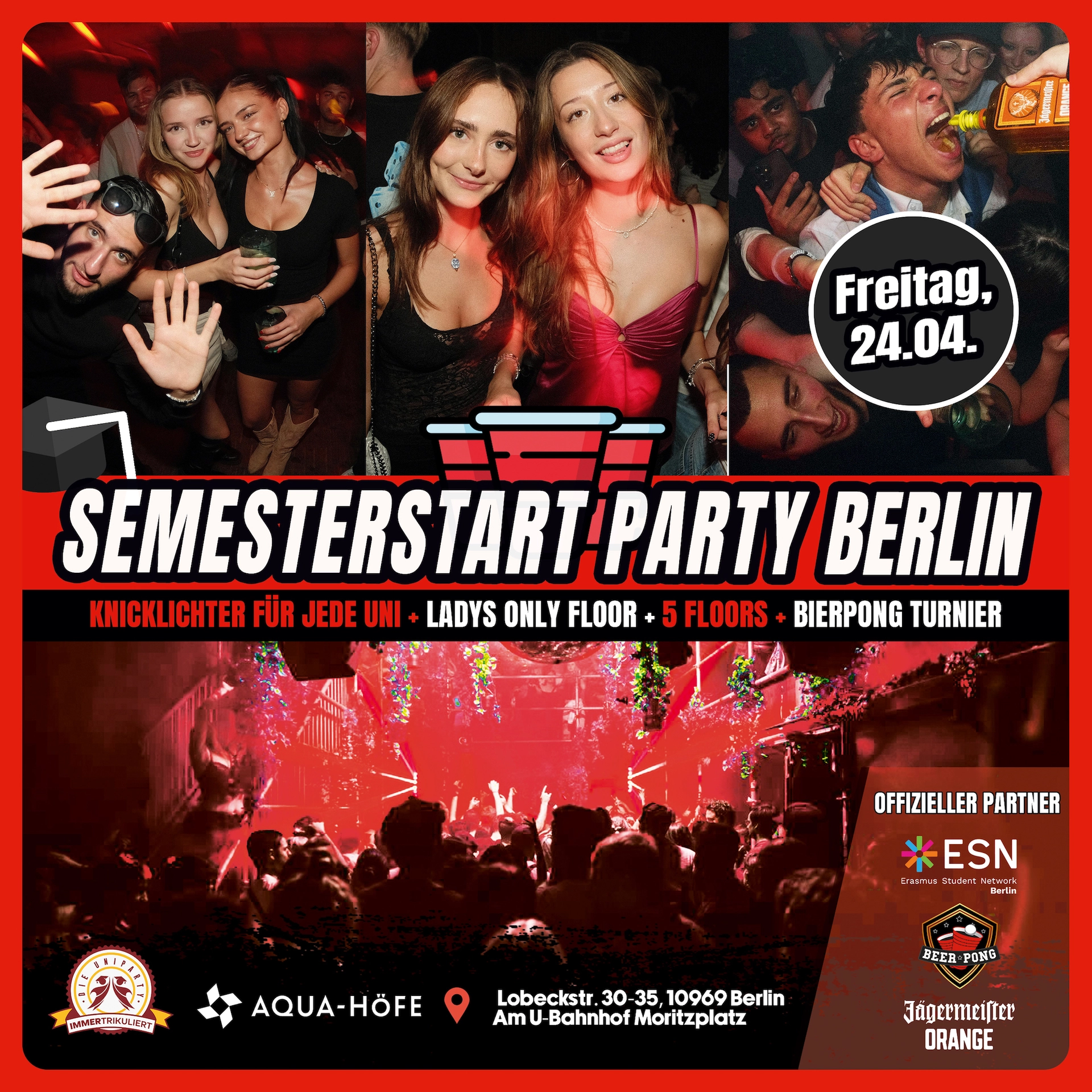 Semesterstart Party - 5 Floors - 2.000+ Gäste